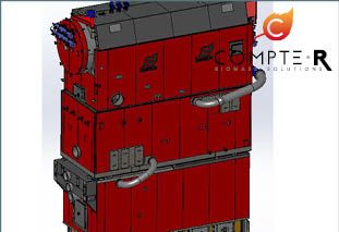 DEUX CHAUDIERES A DECHETS DE BOIS POUR SERRES SAGAMI