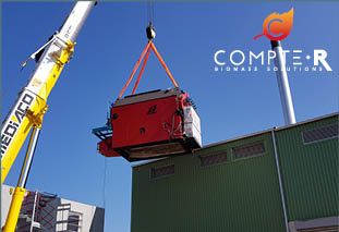 MONTLUCON – LIVRAISON DE LA CHAUDIÈRE BIOMASSE